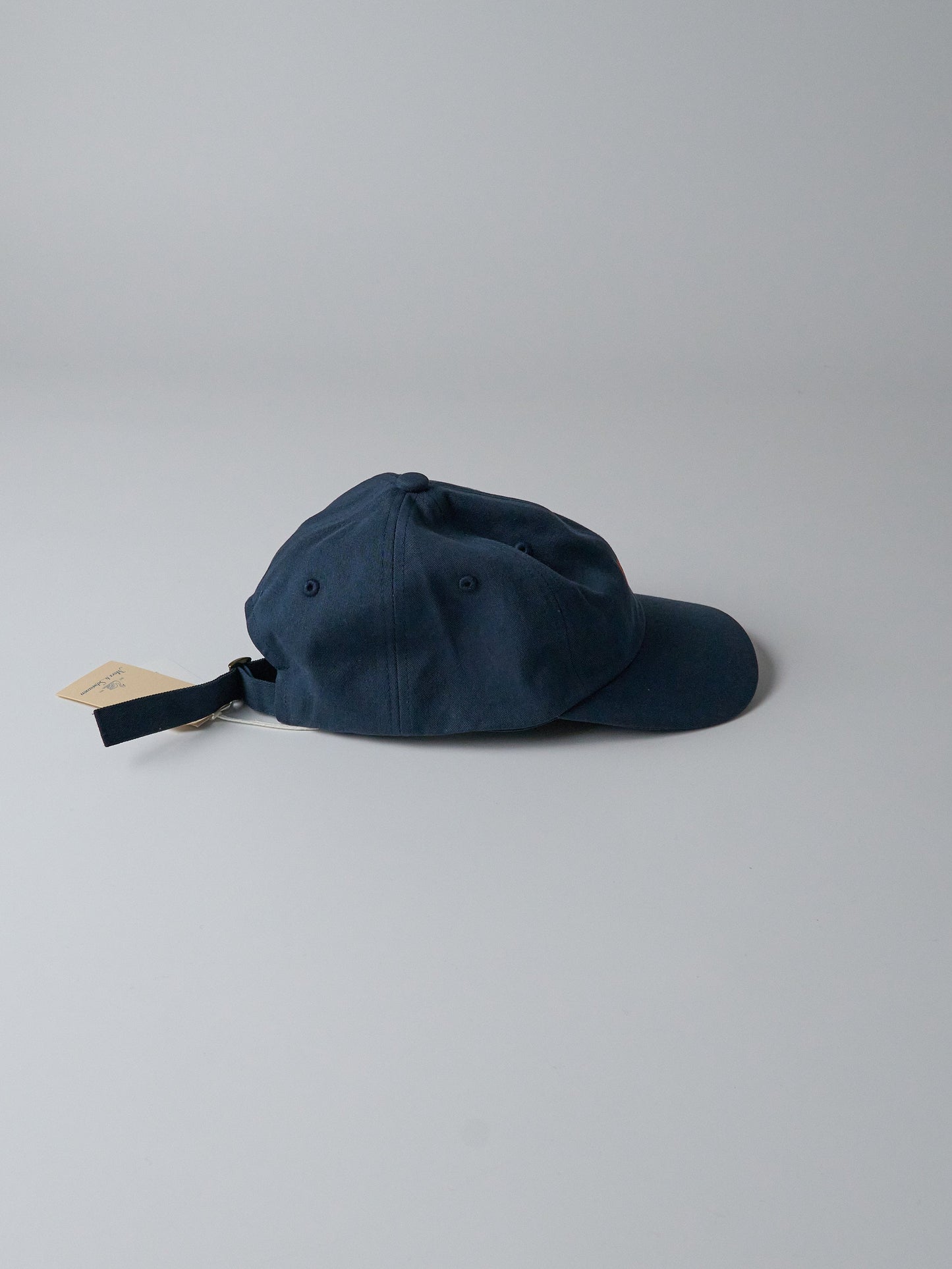 Swan Logo Cap – Organic Cotton Gabardine (68 Night Blue)