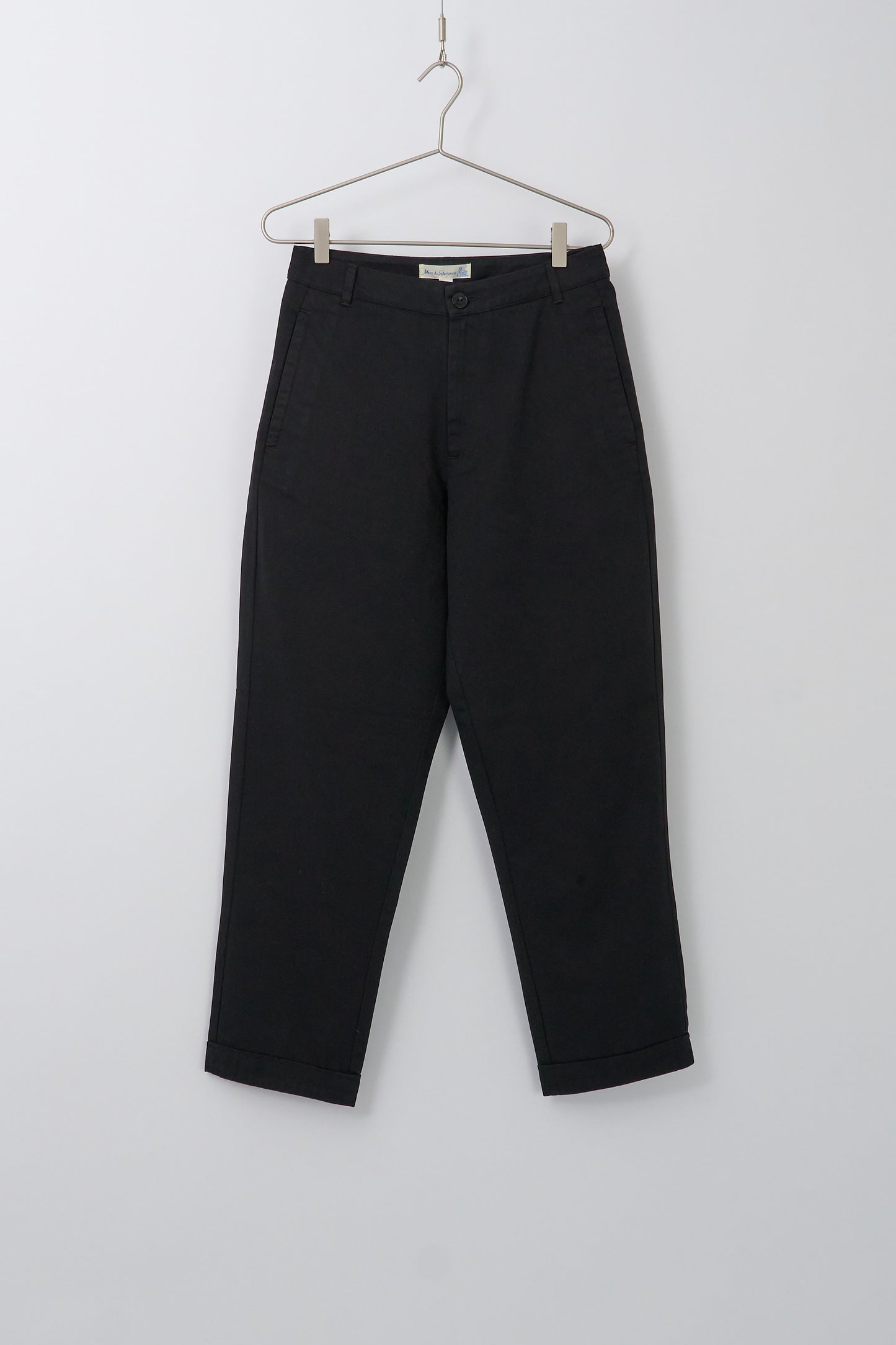 Merz b. Schwanen women's high waisted pants - Black