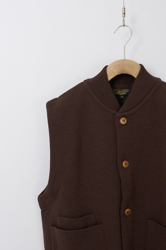 Gali Sleeveless Cardigan - Moka