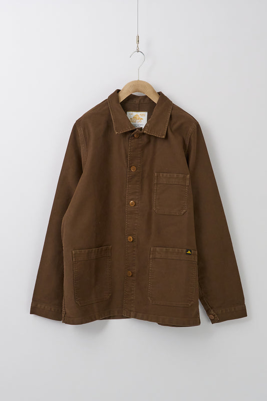 Moleskin Work Jacket (Mens) - Brown
