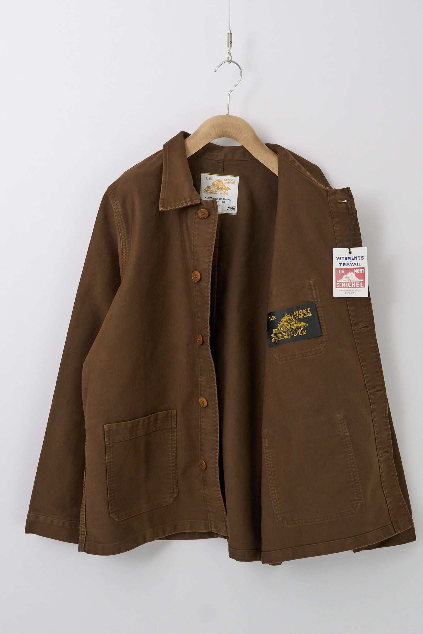 Moleskin Work Jacket (Mens) - Brown