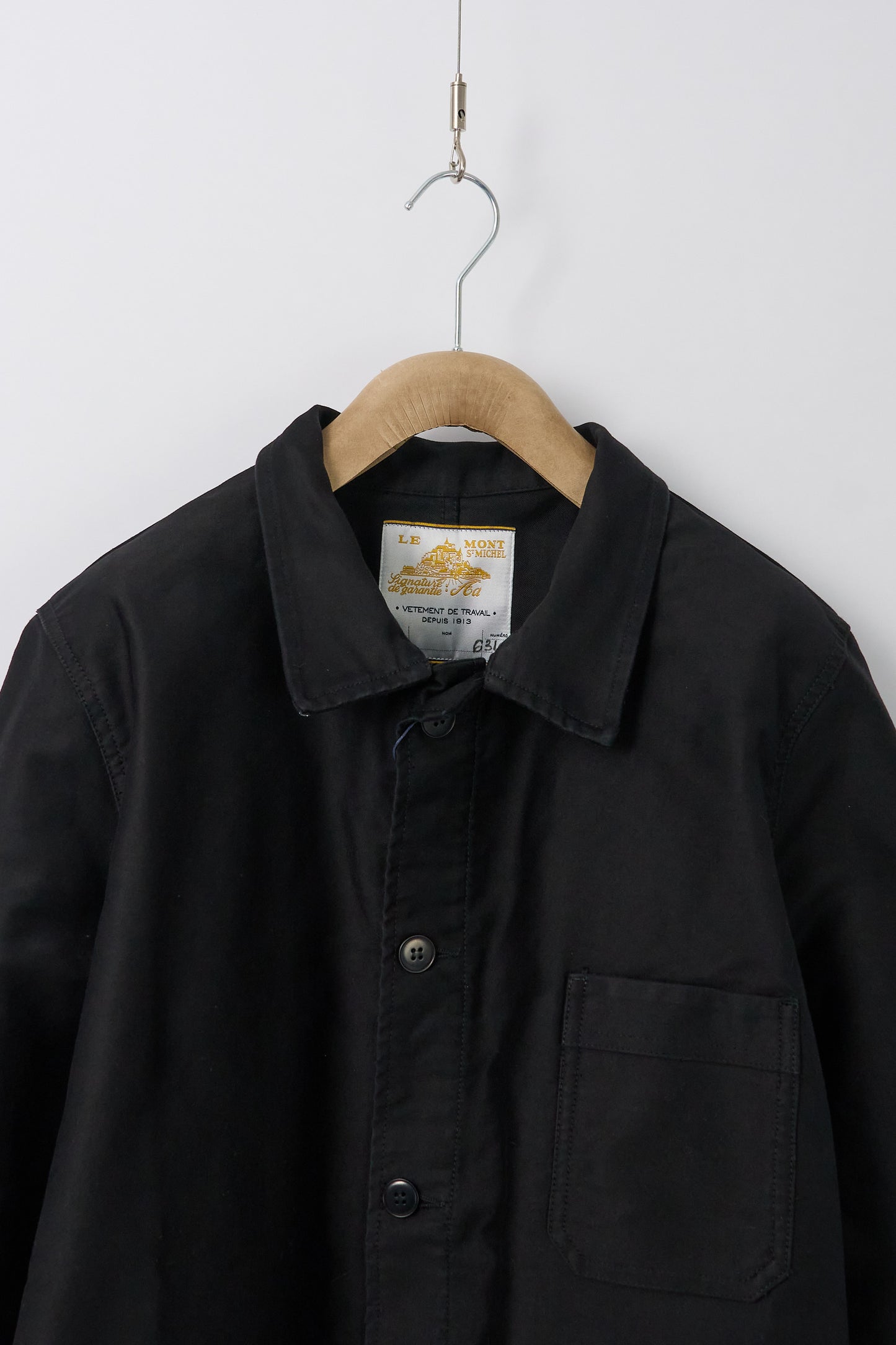 Moleskin Work Jacket (Mens) - Black