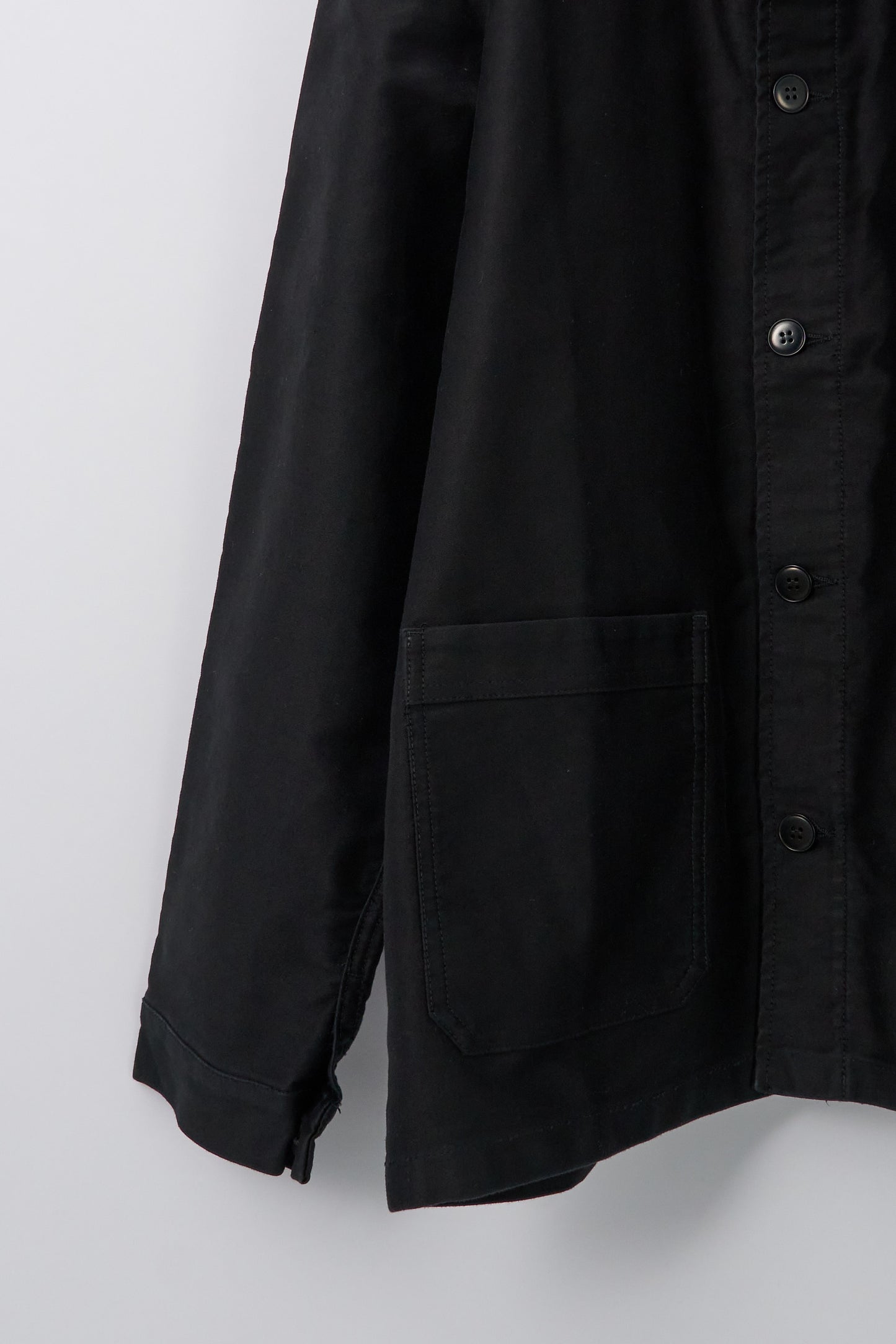 Moleskin Work Jacket (Mens) - Black
