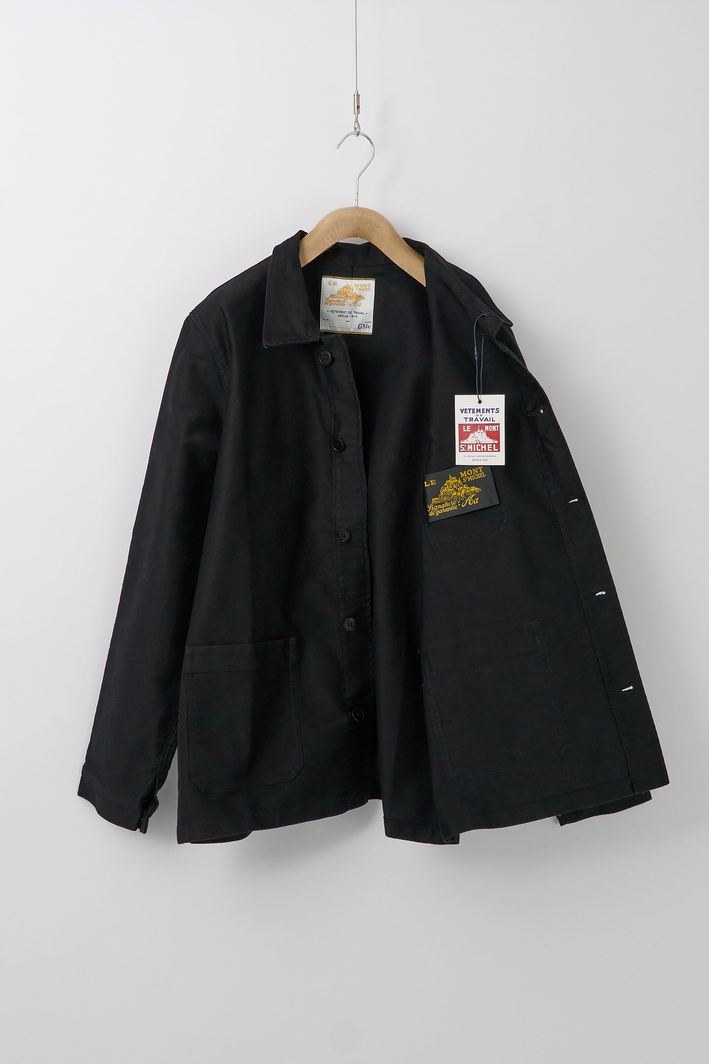 Moleskin Work Jacket (Mens) - Black