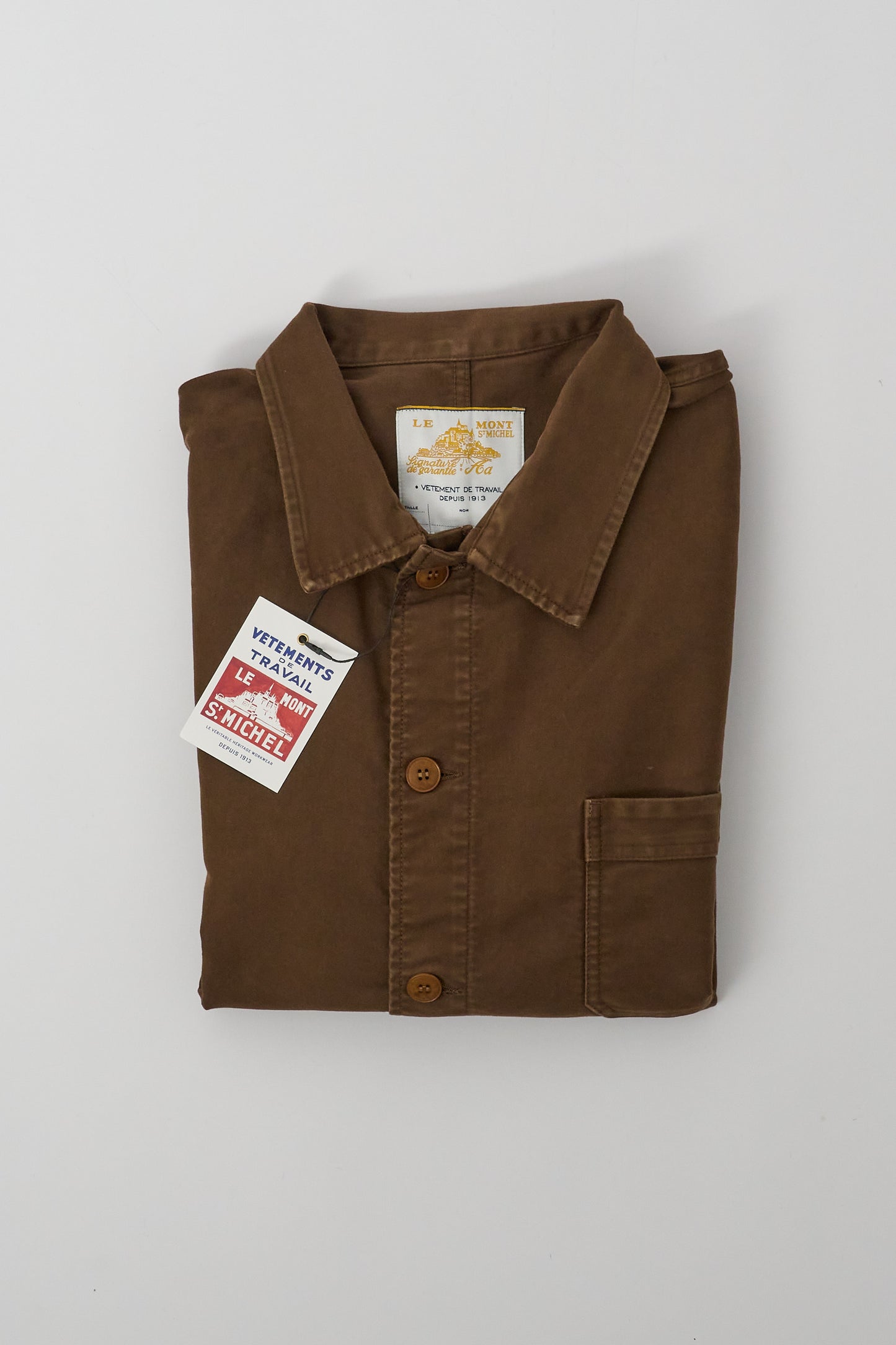 Moleskin Work Jacket (Mens) - Brown