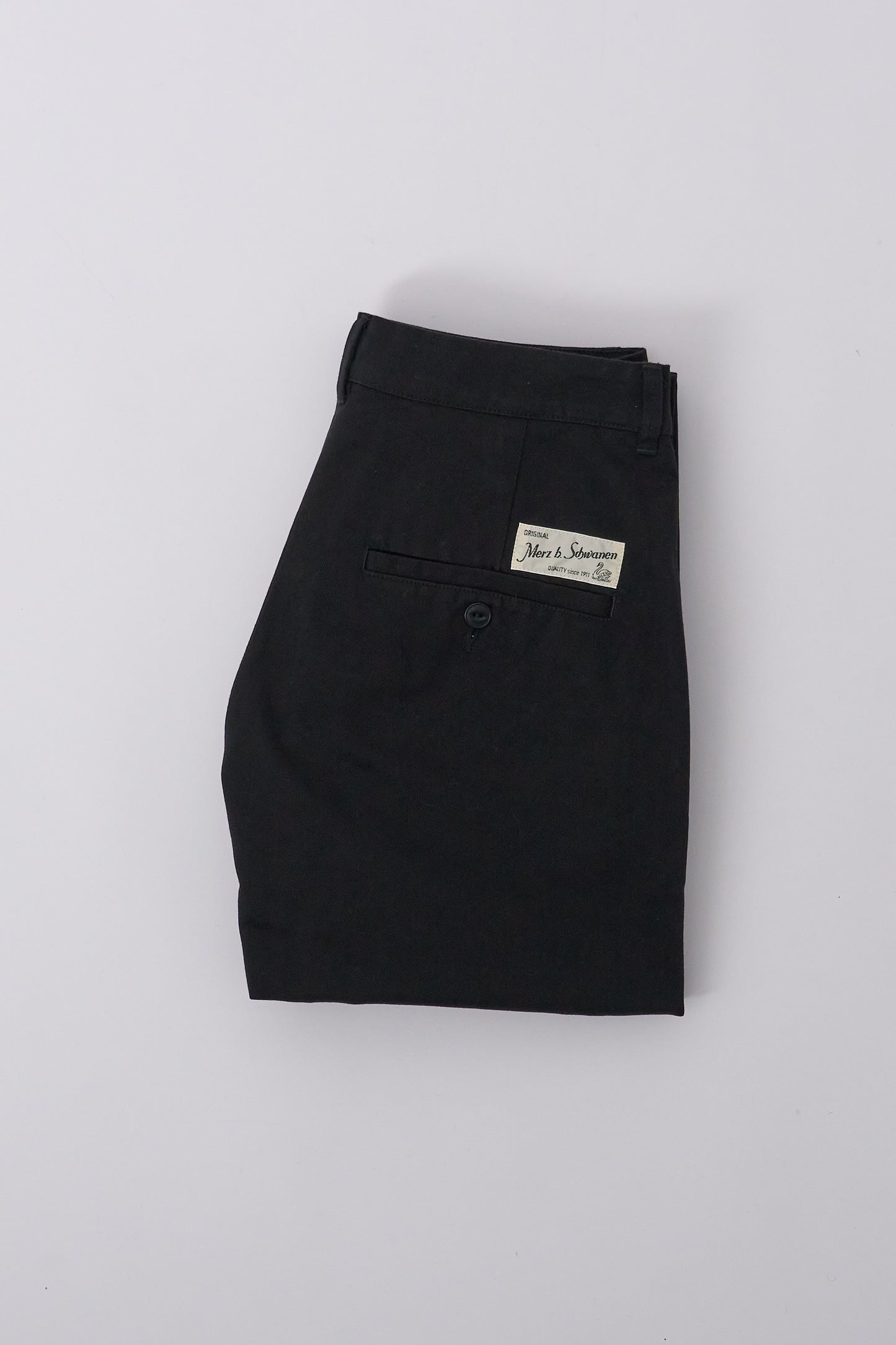 Merz b. Schwanen women's high waisted pants - Black