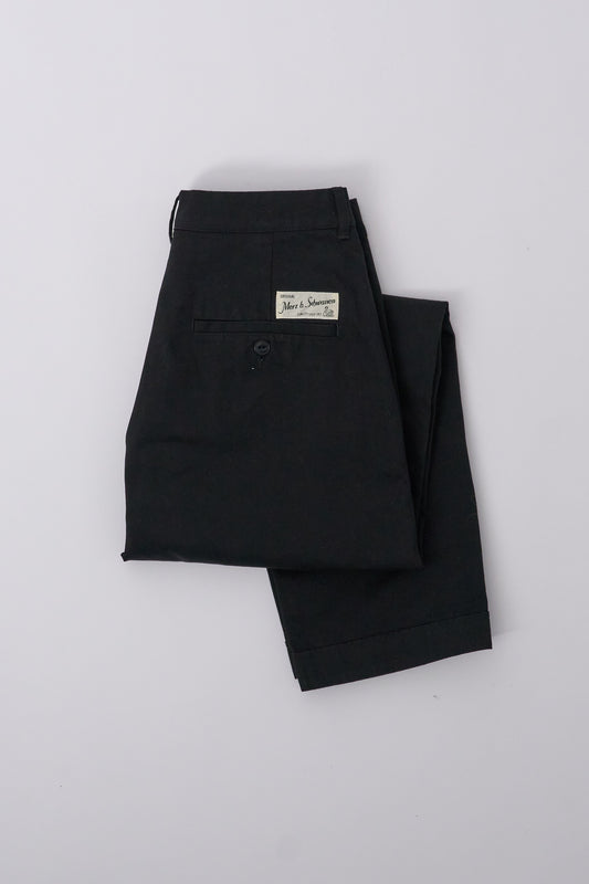 Merz b. Schwanen women's high waisted pants - Black