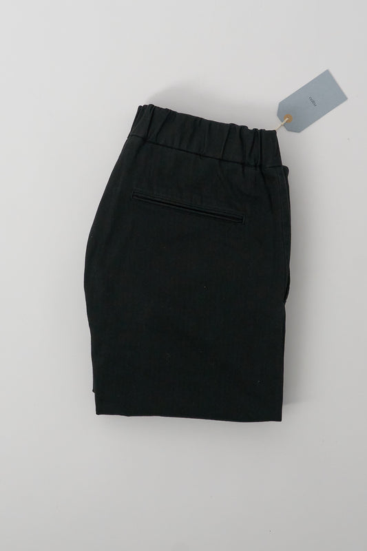Fujito Easy Pants, Herringbone Twill - Black