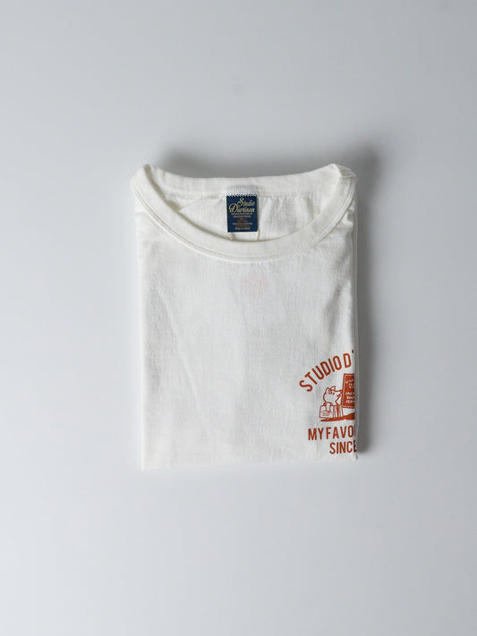 U.S.A. Cotton Print T-shirt (8143A) - White