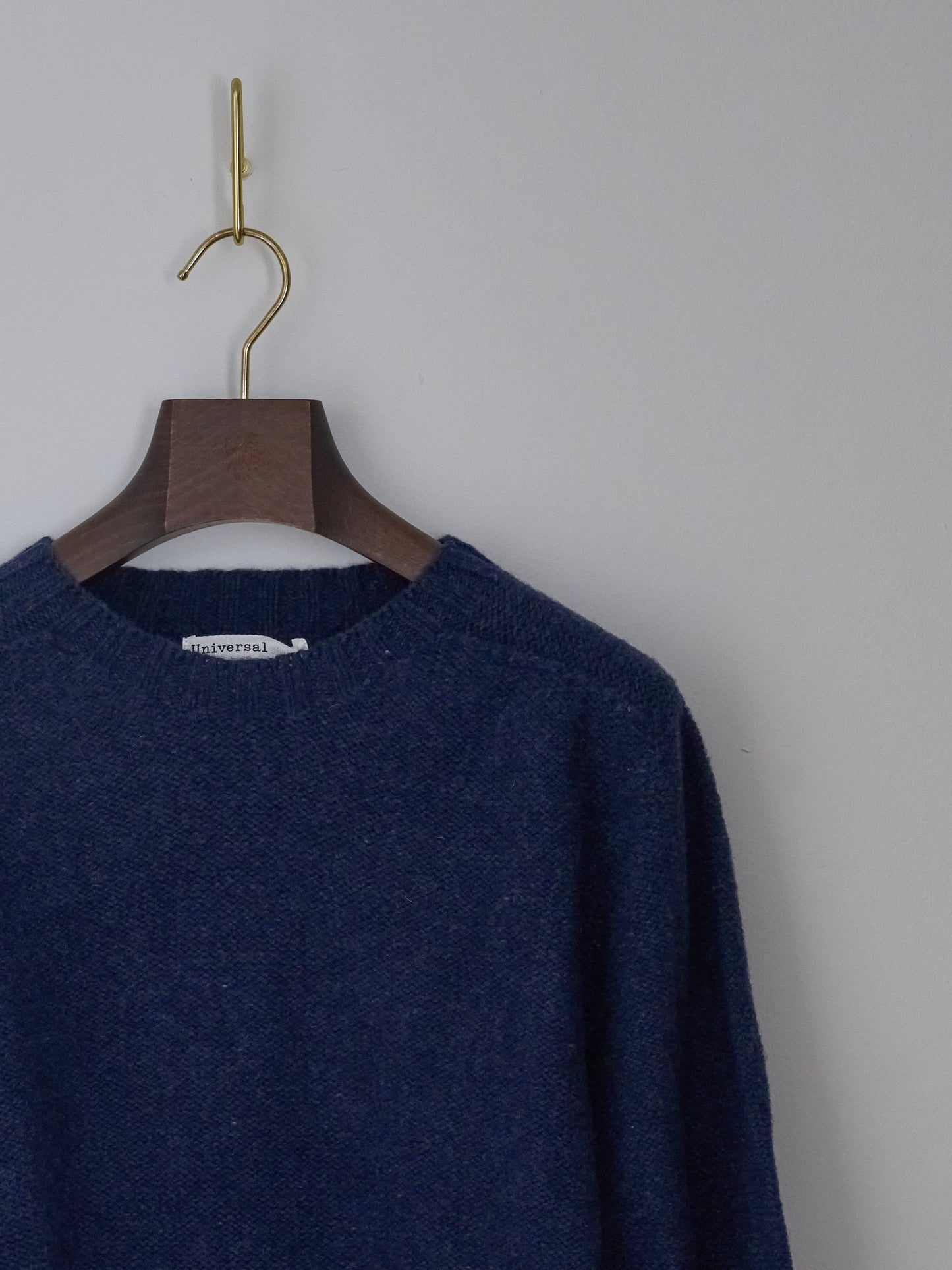 Seamless Crew – Indigo Soft Knit