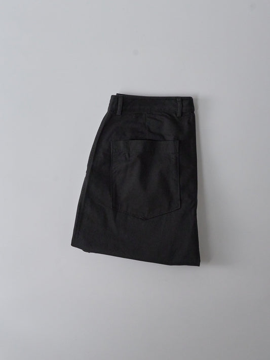 Duke Pant in Black Twill