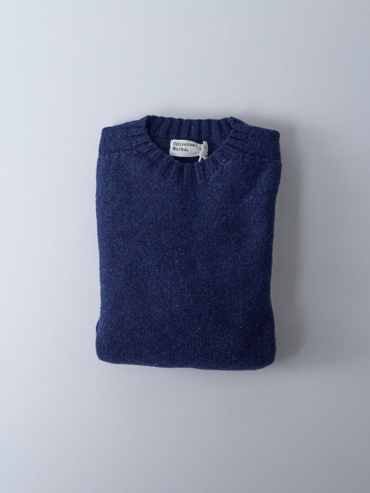 Seamless Crew – Indigo Soft Knit