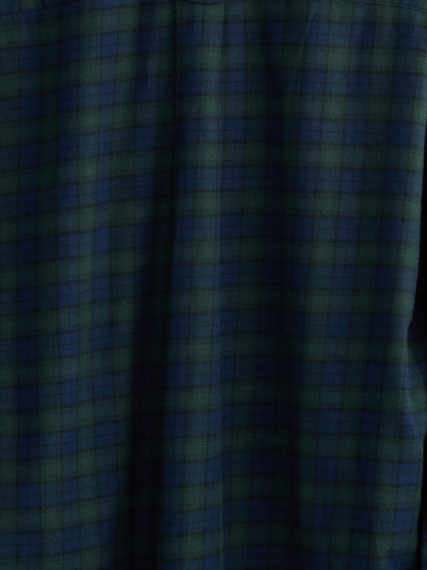 Brushed Cotton Blackwatch Check Button Down Shirt