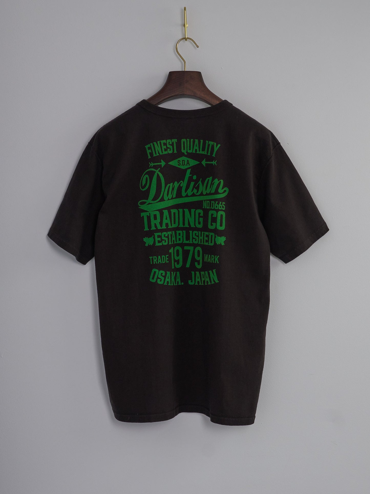 Studio D'Artisan Loop-knit Print T-shirt (8141A) - Charcoal