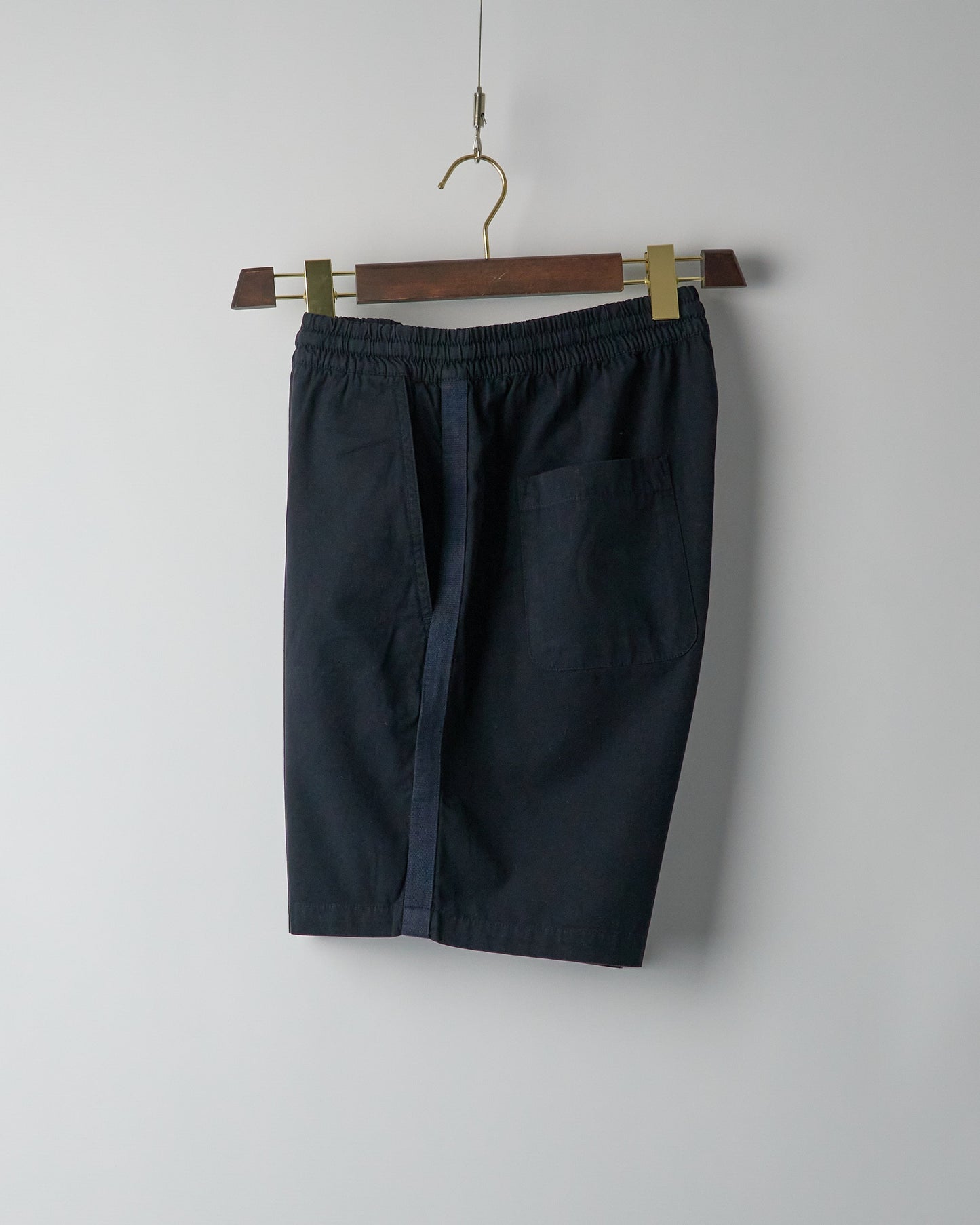 Beach Short in Navy Summer Canvas