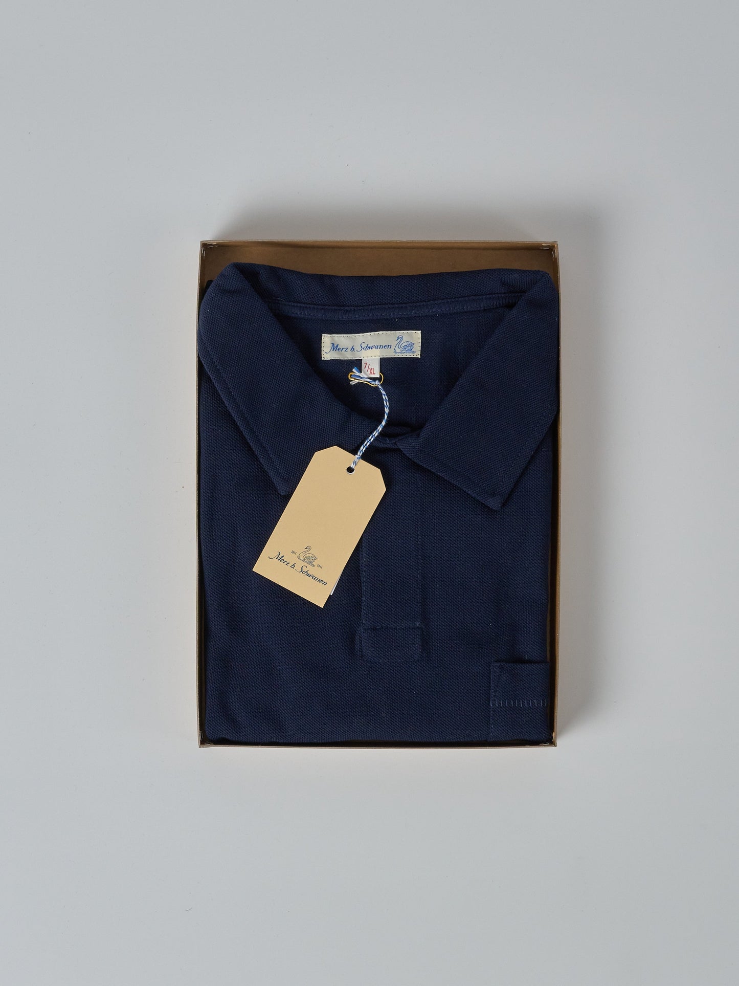 MEN'S POLO SHIRT WITH POCKET, 7,2OZ/SQ.YD., RELAXED FIT (66 INK BLUE)