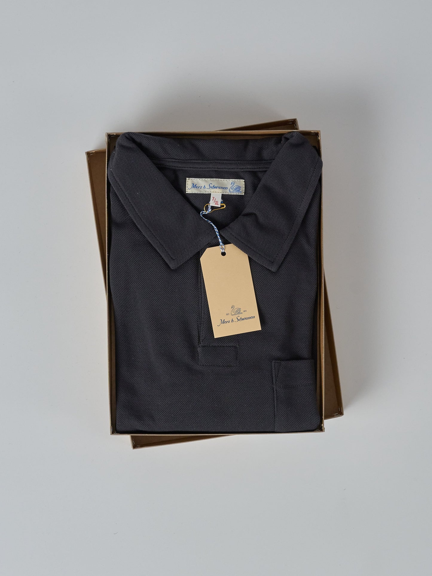 MEN'S POLO SHIRT WITH POCKET, 7,2OZ/SQ.YD., RELAXED FIT (98 CHARCOAL)