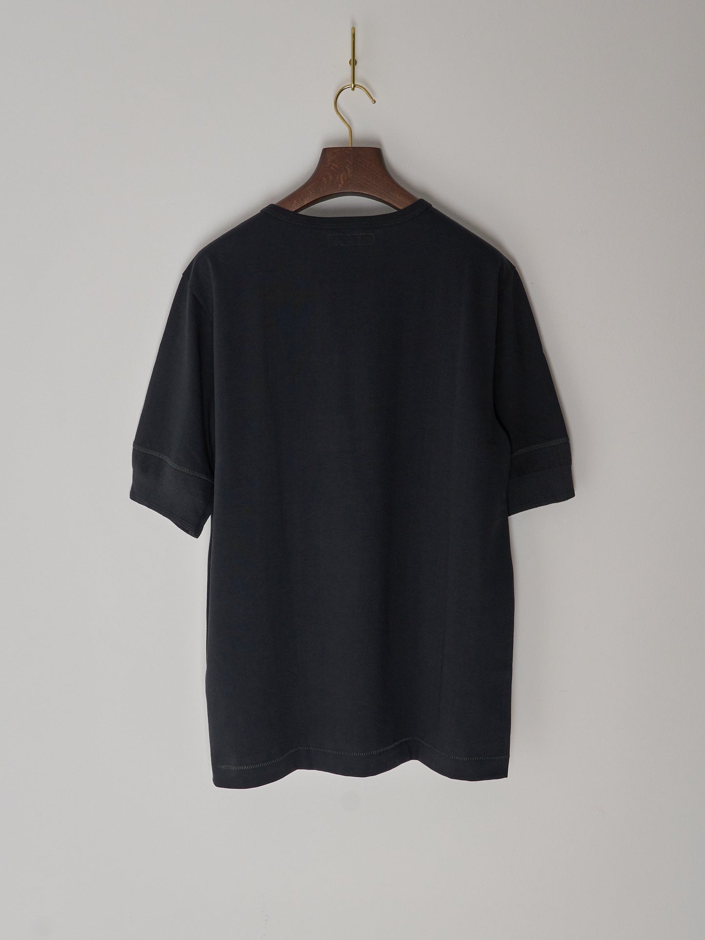 Men's Short Sleeve Loopwheeled Henley - 7.2oz Classic Fit (98 Charcoal)