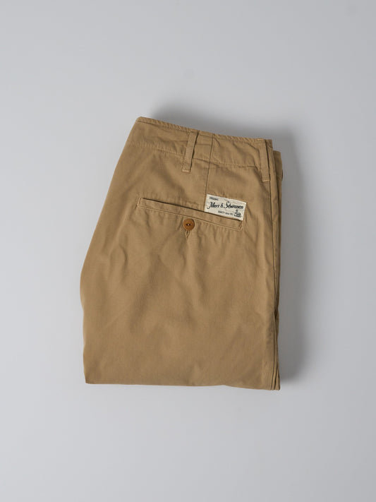 Unisex Pleated Front Pants - Relaxed Fit (16 Khaki)