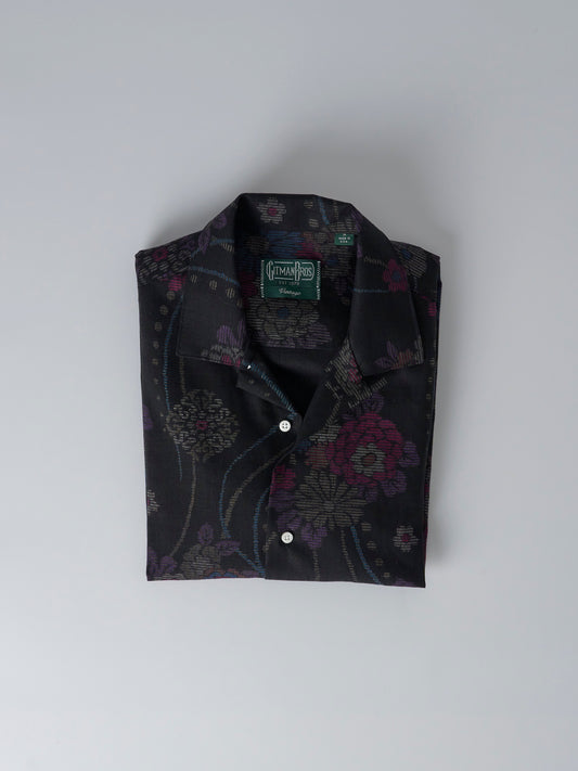 Top Dyed Floral, Bark Cloth