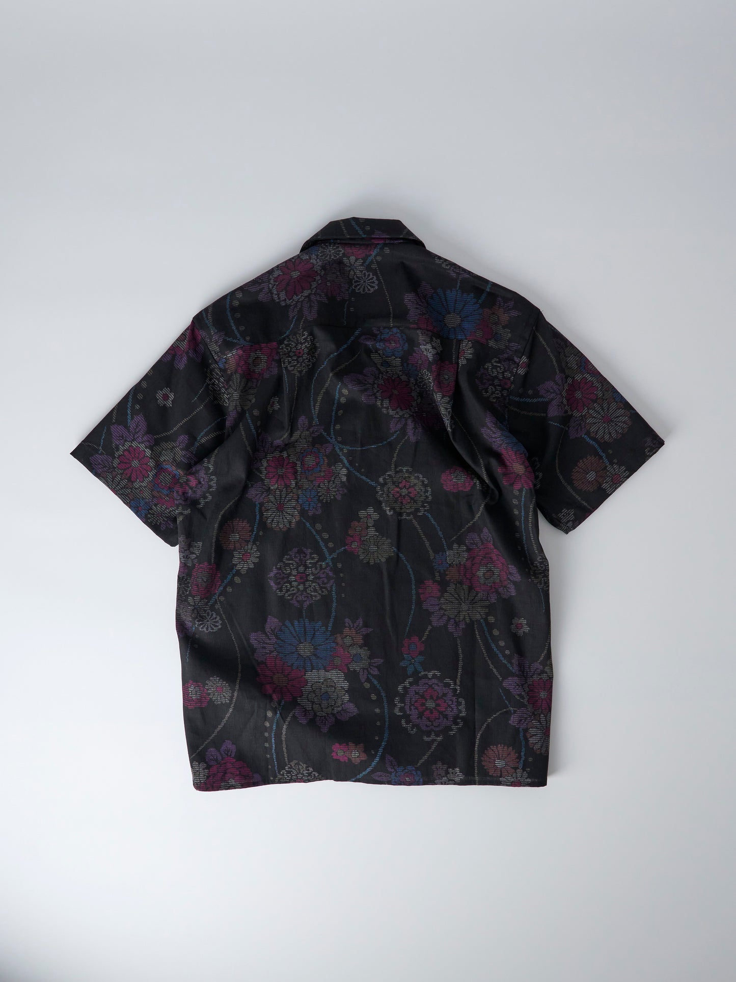 Top Dyed Floral, Bark Cloth