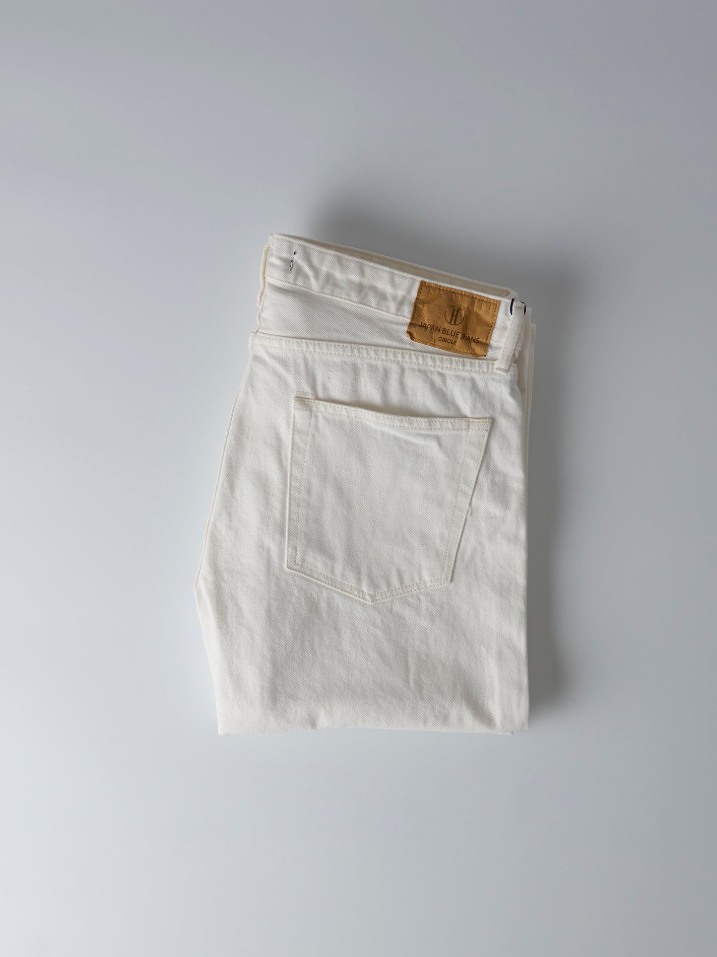 13.5oz White Loose Selvedge Jeans