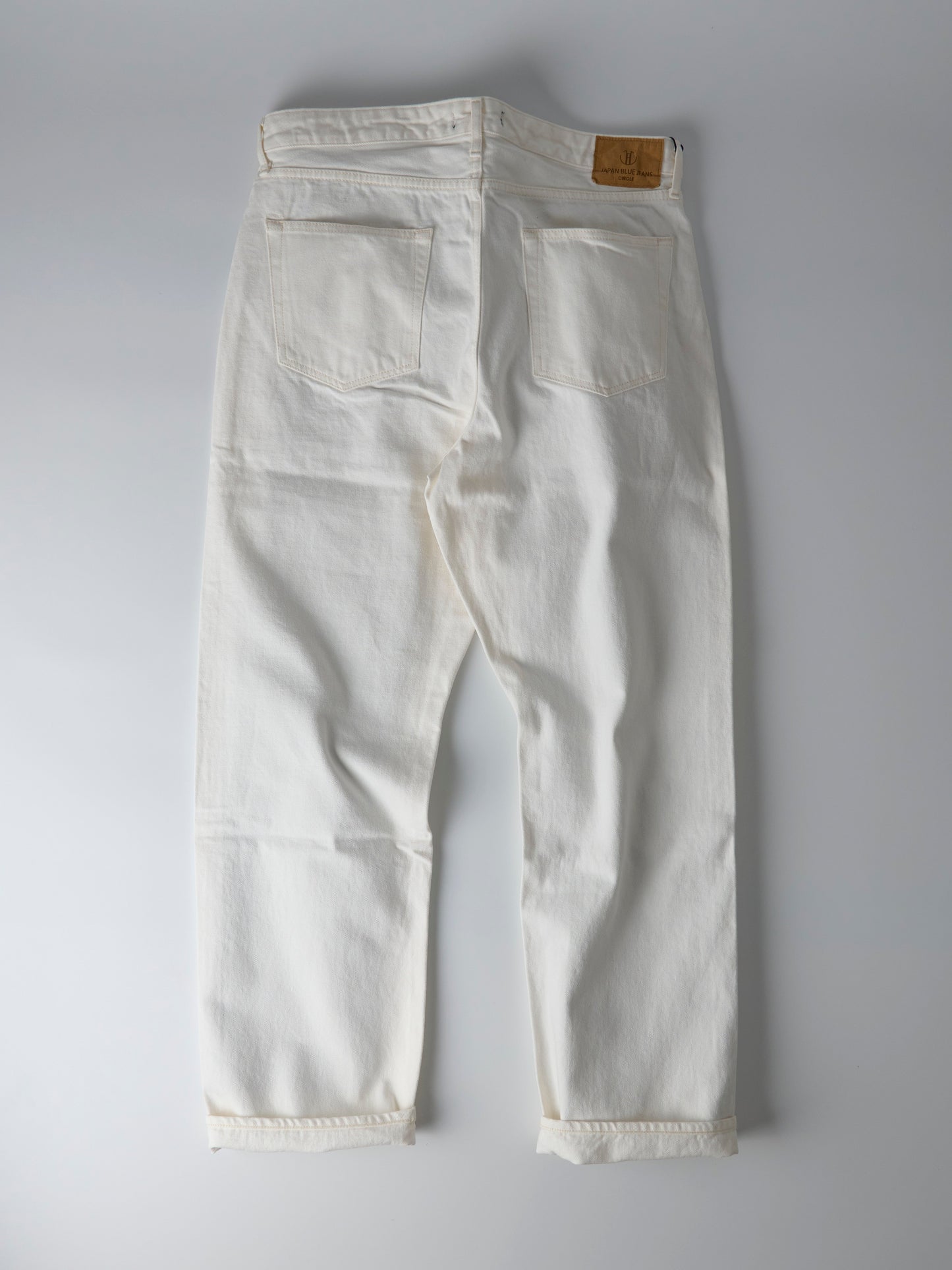 13.5oz White Loose Selvedge Jeans