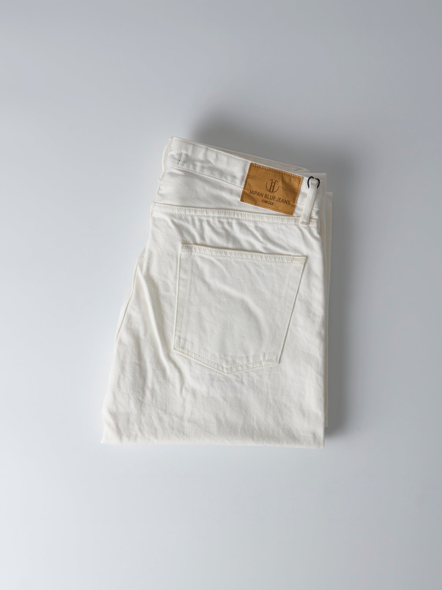 13.5oz White Classic Straight Selvedge Jeans - WHITE