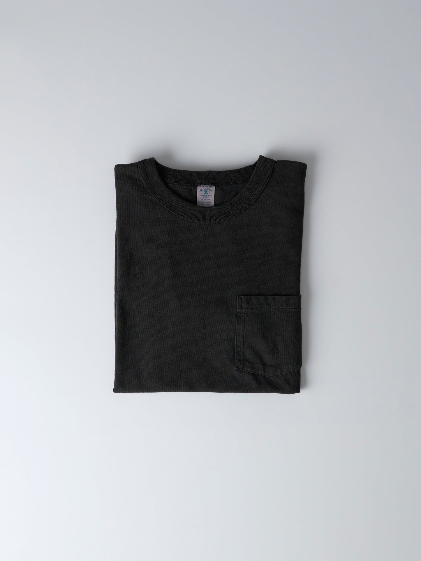 Pigment Dyed Pocket T-Shirt - Black