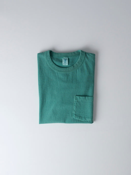 Pigment Dyed Pocket T-Shirt - Foggy Green