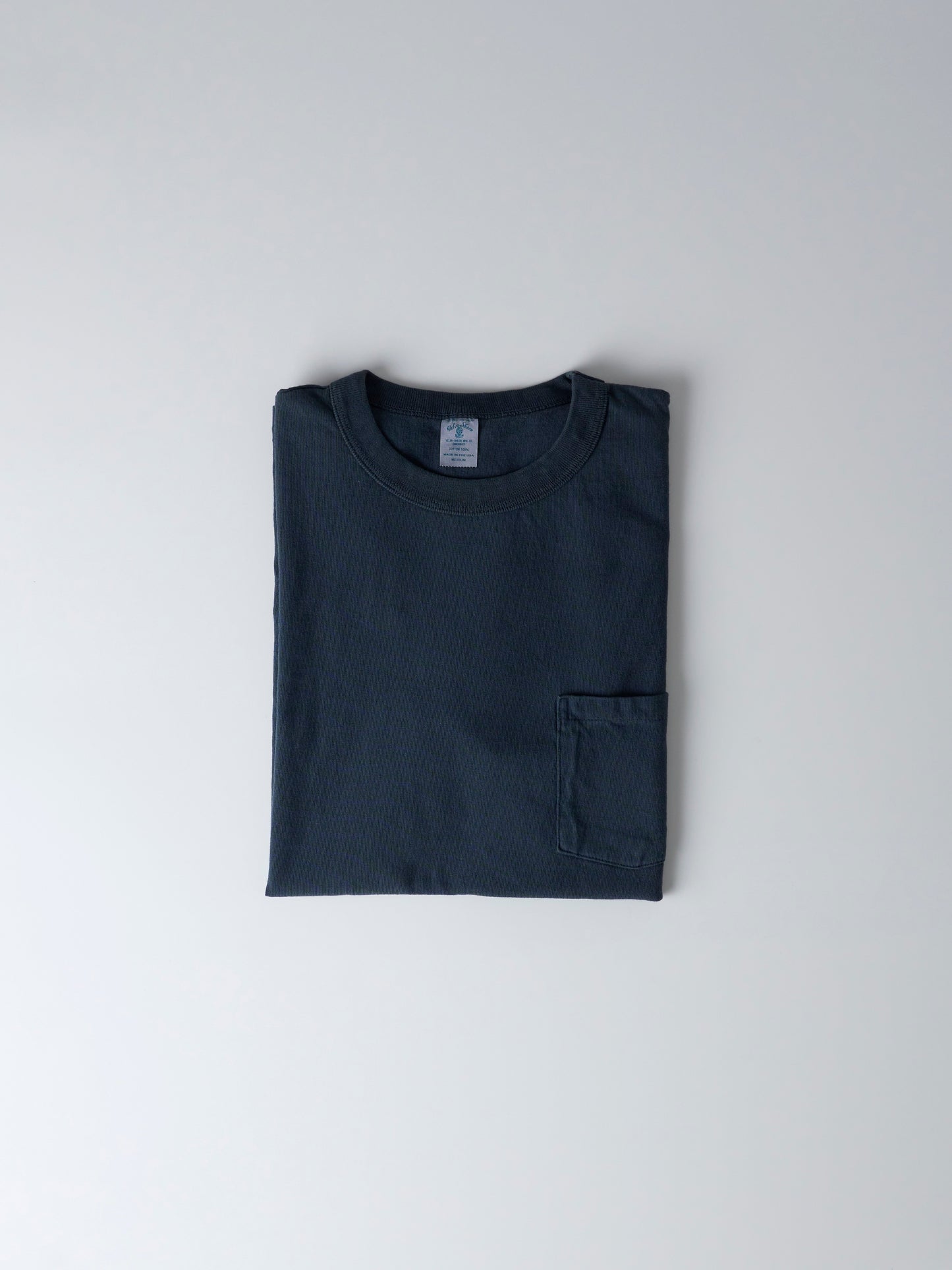 Pigment Dyed Pocket T-Shirt - Navy