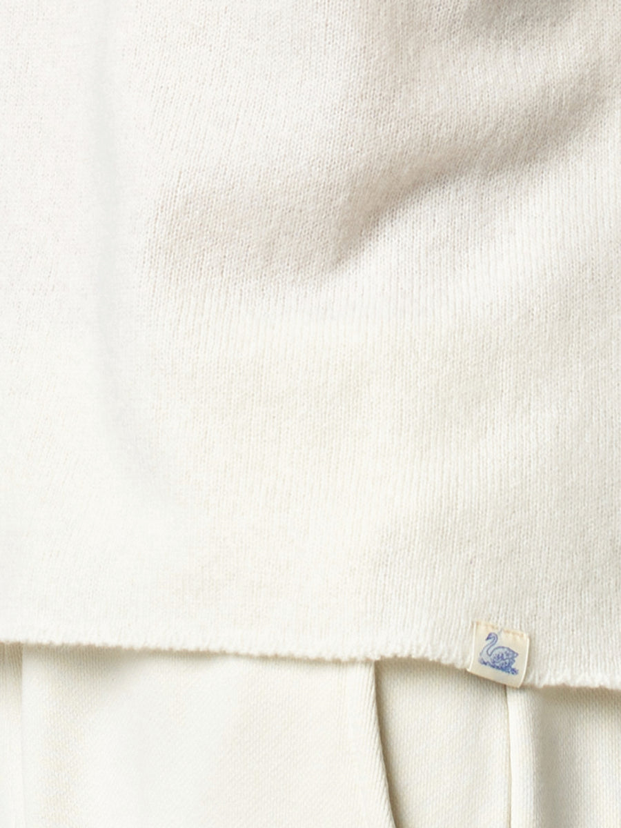 Crew Neck Pullover - Ivory